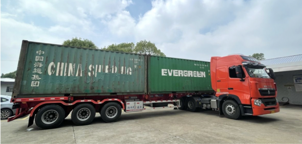 natural casing ready for loading