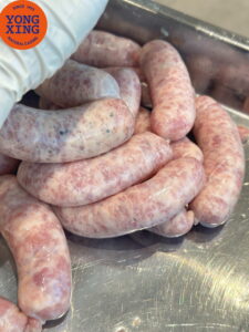 sausage with hog casing